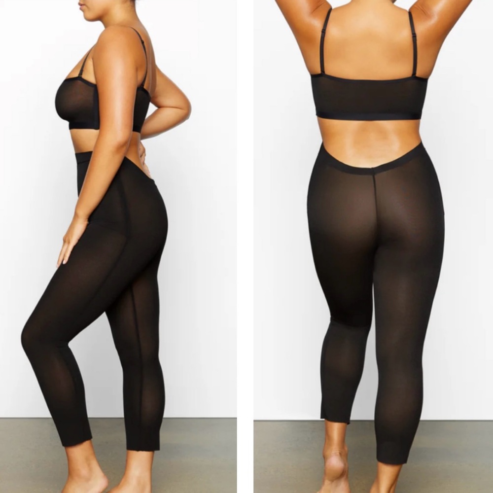 SKIMS Black Shapewear Set